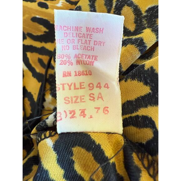 Cattani of California- Glamorous Leopard Print Kaftan - Small/Med - Picture 8 of 8